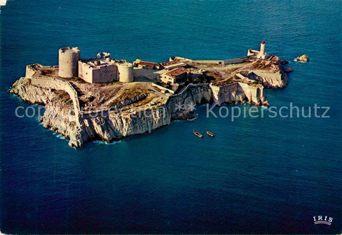 Marseille Bouches-du-Rhone Chateau d If vue aérienne