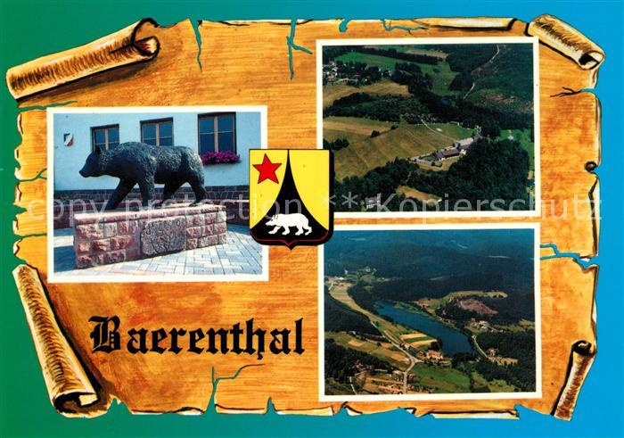 Baerenthal Bärenskulptur Fliegeraufnahme