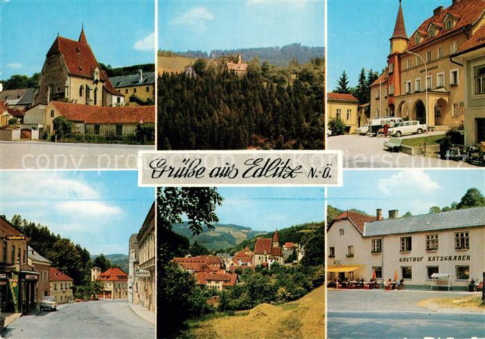 Edlitz Teilansichten Gasthof Kirche