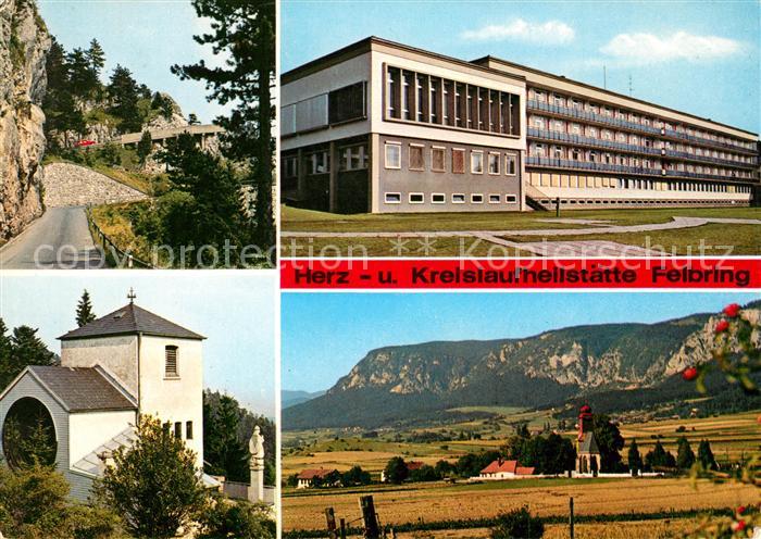 Muthmannsdorf Winzendorf Herz und Kreislaufheilstaette Felbring Kapelle Landscha