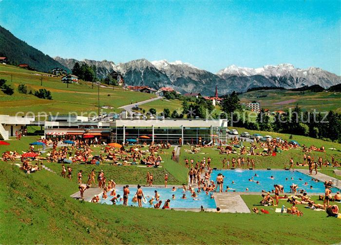Telfes Stubai Hallen- und Freischwimmbad Alpenpanorama