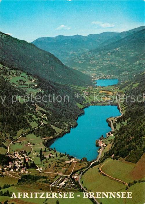 Afritz See Afritzersee Brennsee Badeseen im Gegendtal Fliegeraufnahme