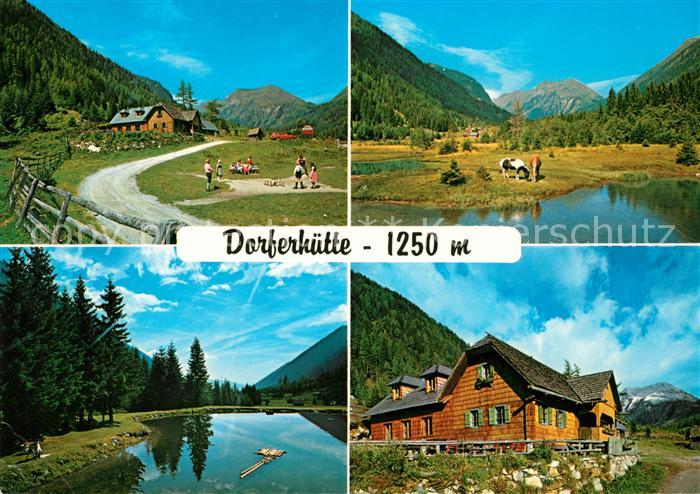 Oberwoelz Stadt Dorferhuette Bergsee Alpen