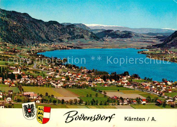 Bodensdorf Ossiacher See Fliegeraufnahme