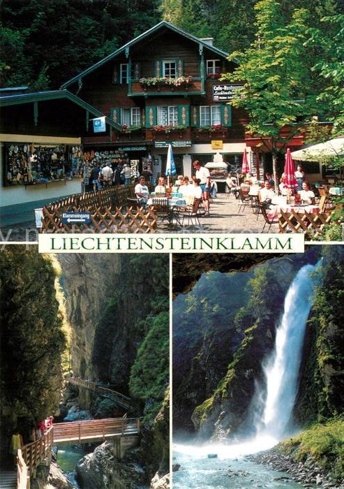 St Johann Pongau Liechtensteinklamm Restaurant Wasserfall