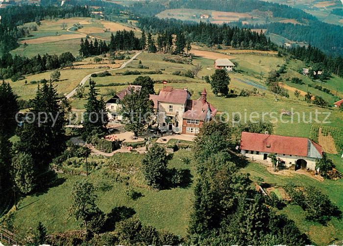 St Johann Walde Berghotel Pension Hansberg Fliegeraufnahme