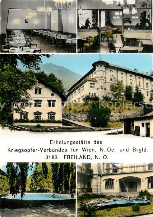 Freiland Tuernitz Erholungsstaette des Kriegsopferverbandes fuer Wien Niederoest