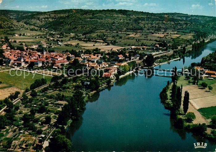 Cajarc Vue aérienne