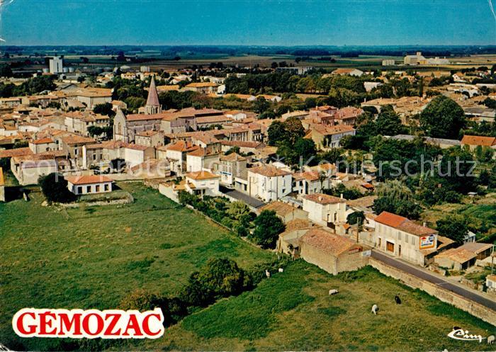 Gemozac Vue Generale aérienne