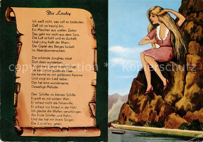 Loreley Lorelei Gedicht