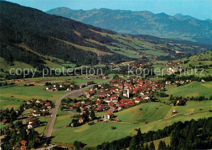 Hindelang Vorderhindelang von der Jochstrasse