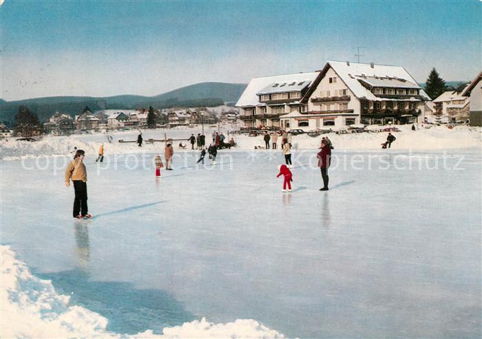 Hinterzarten Breisgau-Hochschwarzwald BW Eislaufbahn Winter