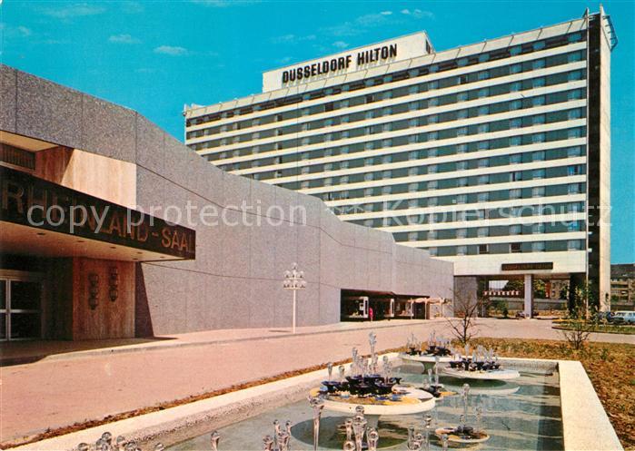 Duesseldorf Hilton Wasserspiele Kongress Zentrum