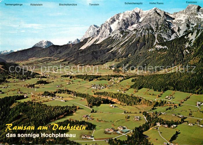 Ramsau Dachstein Steiermark Dachsteinmassiv Fliegeraufnahme
