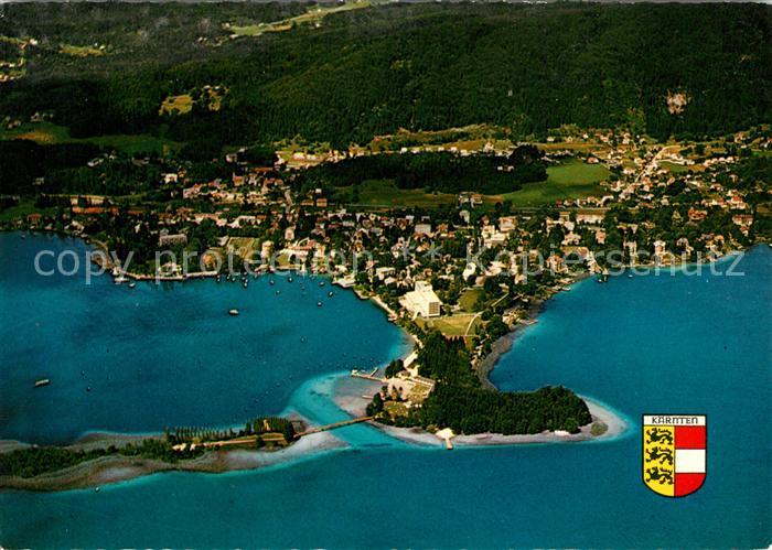 Poertschach Woerthersee Fliegeraufnahme