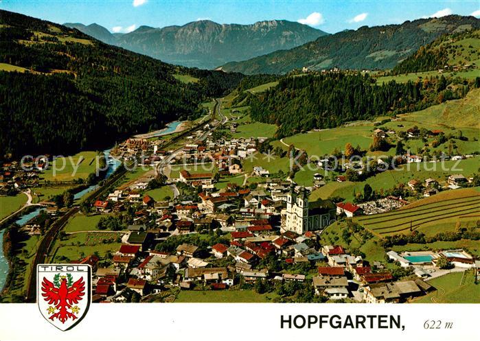 Hopfgarten Brixental Fliegeraufnahme