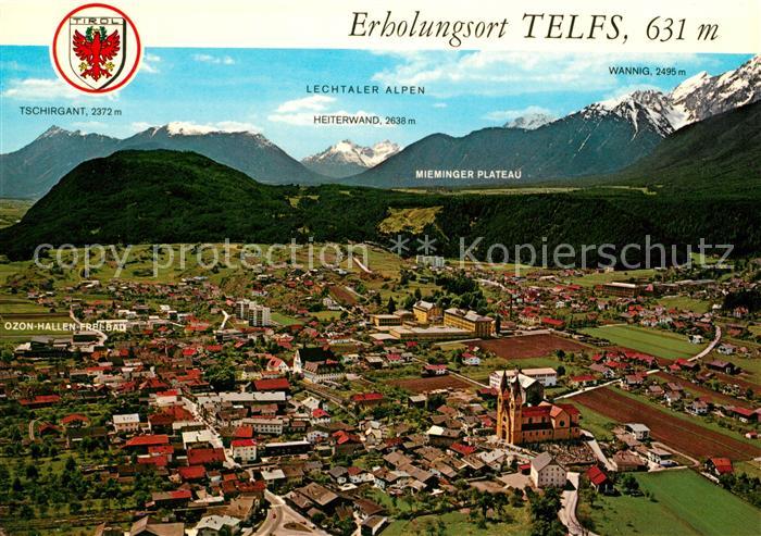 Telfs Tirol Fliegeraufnahme