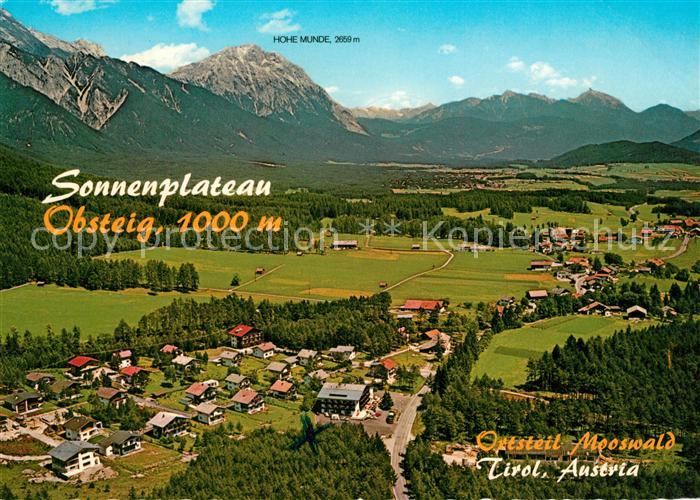 Obsteig Tirol Fliegeraufnahme Mooswald