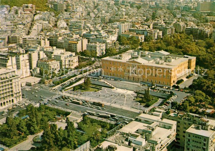 Athen Griechenland Fliegeraufnahme Stadtzentrum