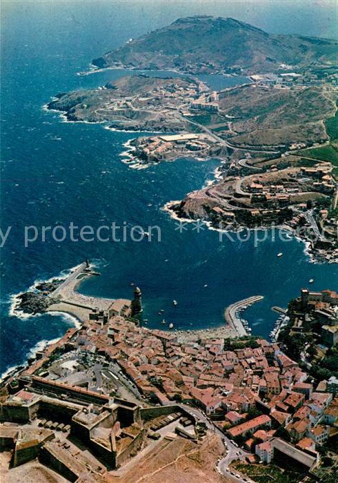Collioure Fliegeraufnahme