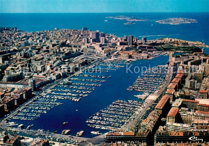 Marseille Bouches-du-Rhone Fliegeraufnahme