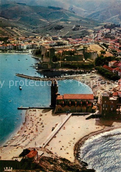 Collioure Fliegeraufnahme