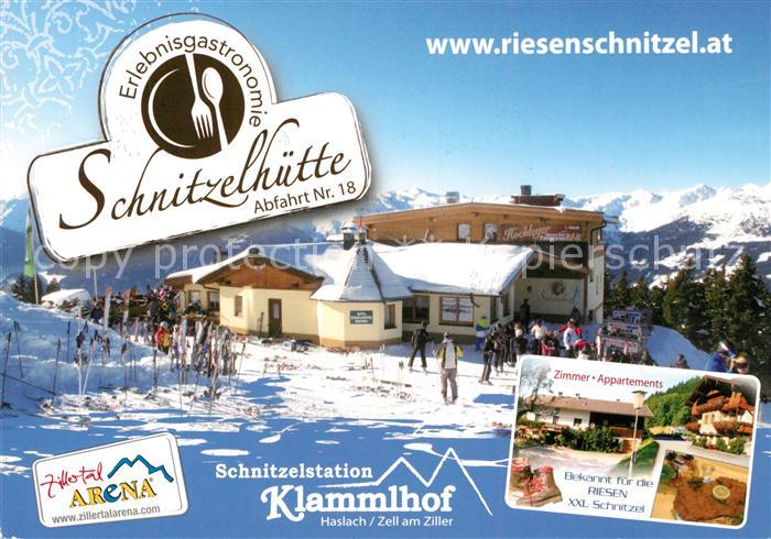Zell Ziller Tirol Haslach Schnitzelstation Klammlhof Winter
