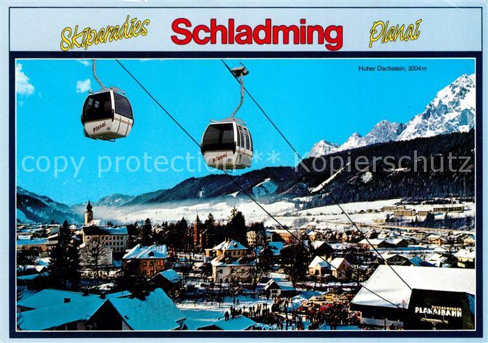 Schladming Obersteiermark Planai  Skigebiet Winterpanorama