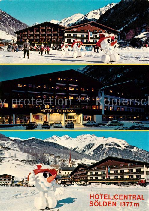 Soelden oetztal Sporthotel Central Winterlandschaft
