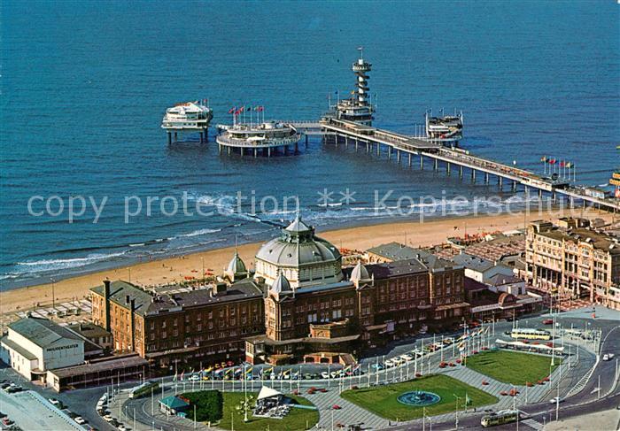 Scheveningen Fliegeraufnahme Pier Seebruecke Seebad