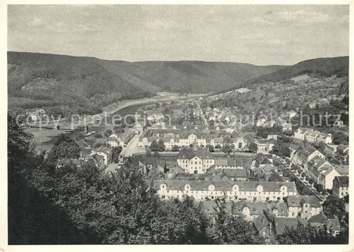 Karlshafen Bad Blick von der Juliushoehe