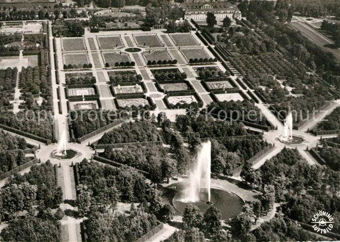 Hannover Herrenhaeuser Garten Fliegeraufnahme