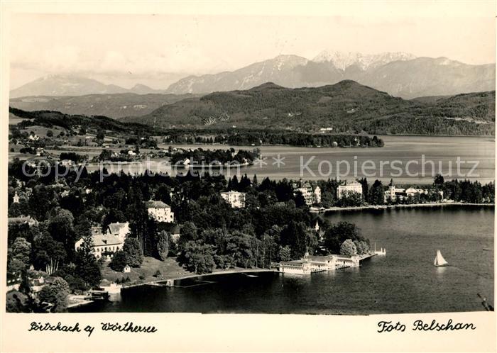 Poertschach Woerthersee Fliegeraufnahme