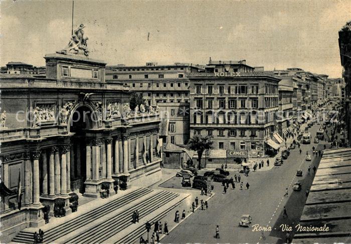 Roma Rom Nazionale Street