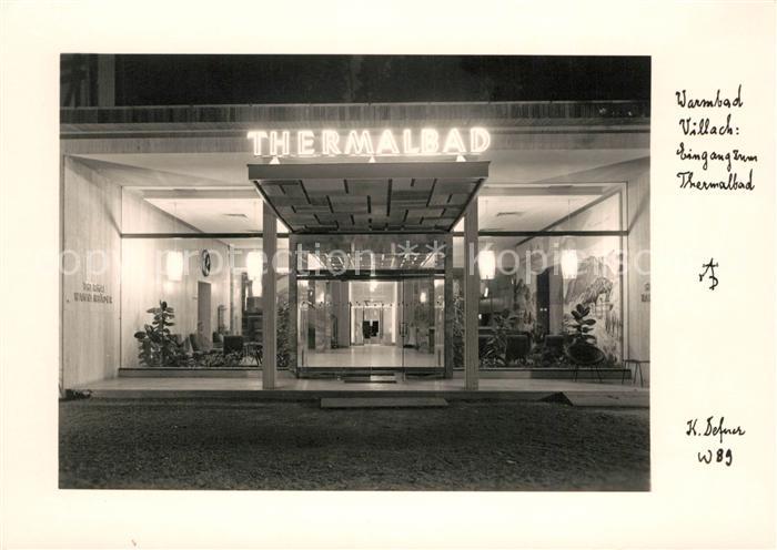 Warmbad Villach Thermalbad Eingang