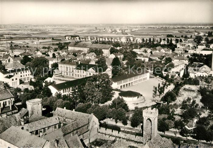 Obernai Bas Rhin Fliegeraufnahme