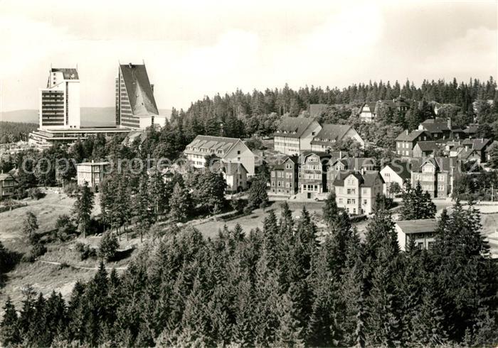 Oberhof Thueringen FDGB Erholungsheim Solidaritaet und Interhotel Panorama