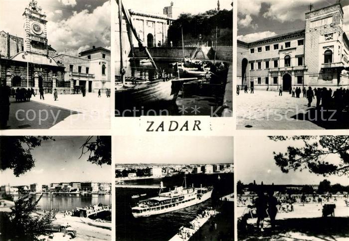 Zadar Zadra Zara Orts und Teilansichten