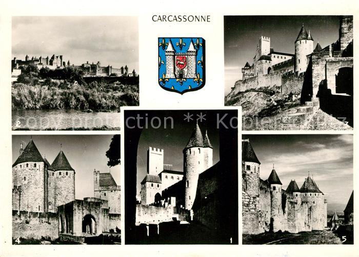 Carcassonne Avant Porte de l’Aude Vue generale de l