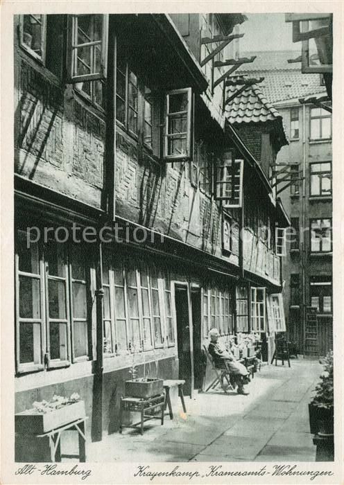 Alt Hamburg Krayenkamp Krameramts Wohnungen