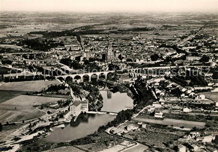 Albi Tarn Vue aerienne sur la Ville et le Tarn