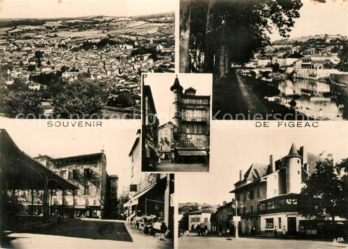 Figeac Panorama Teilansichten