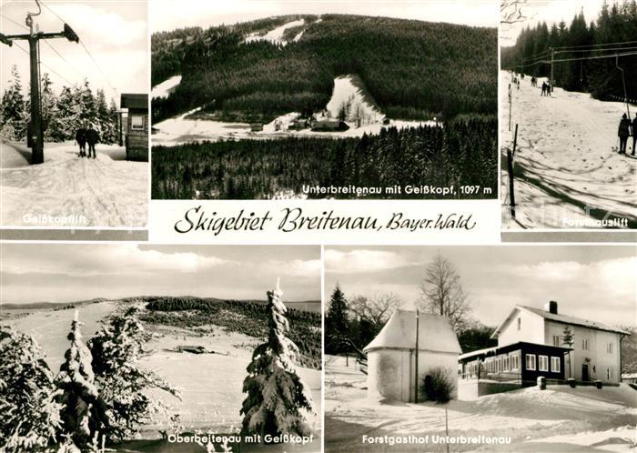 Unterbreitenau Bischofsmais Geisskopflift Oberbreitenau Forstgasthof Forsthausli