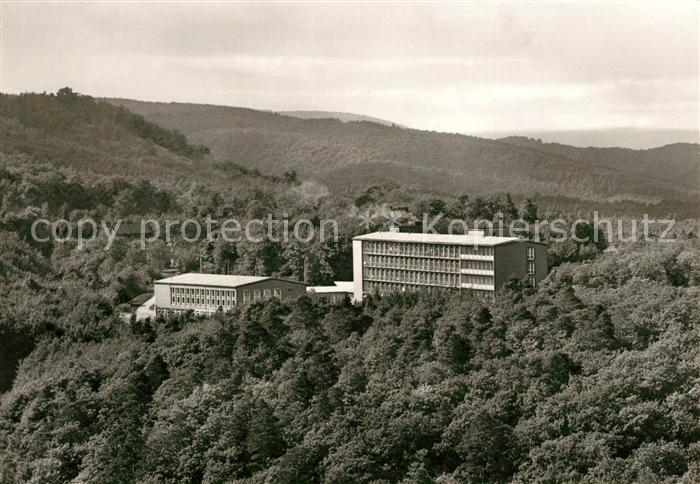 Bad Suderode Sanatorium fuer Staublugenkranke Fliegeraufnahme