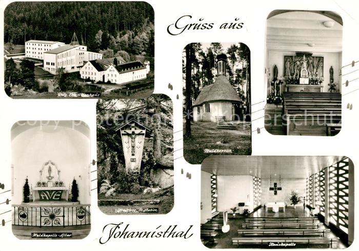 Johannisthal Kueps Dioezesan Exerzitienhaus Waldkapelle Altar Hauskapelle Kreuzw