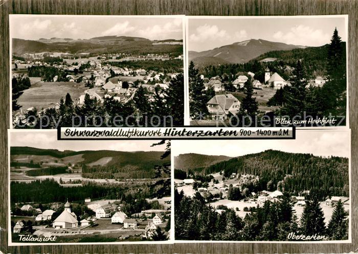 Hinterzarten Breisgau-Hochschwarzwald BW Panorama Hochfirstblick Teilansichten