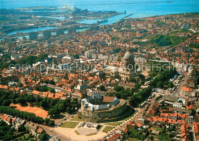 Boulogne-sur-Mer Vue generale aerienne La Basilique Notr