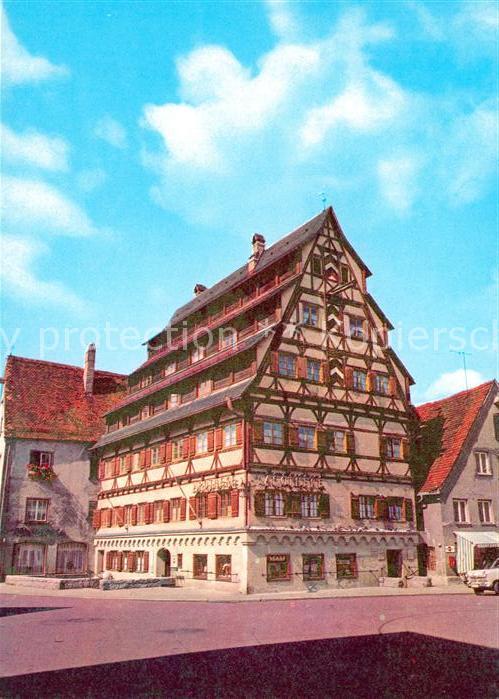 Memmingen Bayern Siebendaecherhaus in der Lindentorstrasse