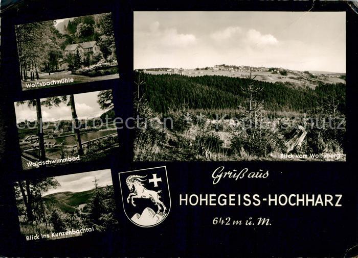 Hohegeiss Harz Wolfsbachmuehle Waldschwimmbad Kunzenbachtal