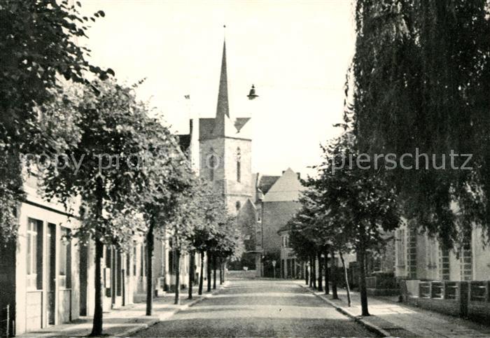 Duderstadt Bahnhofstrasse mit St Servatius Kirche